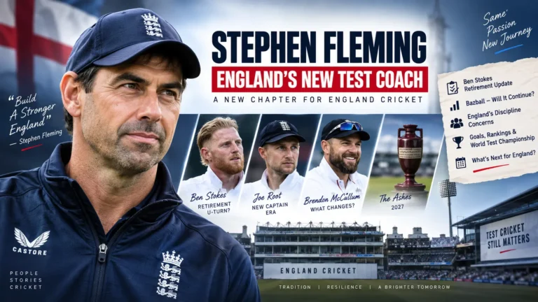Stephen Fleming Ben Stokes retirement